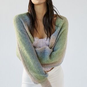 Urban Outfitters Women's Multicolor Cropped Sweater